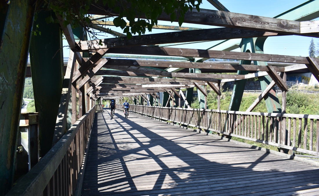 Puente de la senda Verde Oviedo - Fuso